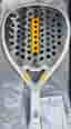 Tretorn padelracket Supreme CTRL Light 15K Carbon vit/gul