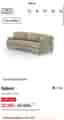 Mio Oxford 3-sits soffa i Bardot taupe tyg