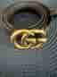 Gucci skärp brunt läder