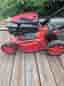Fynda!! Meec SE130 bensindriven gräsklippare röd