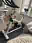Motionscykel vit
