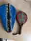 Black Crown Piton 10 padelracket röd