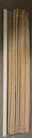 Fin hissgardin i beige linne-look (130x168 cm)