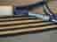 Wilson Blade 98 US Open tennisracket 98 sq in blå/vit grepp 2 1/4