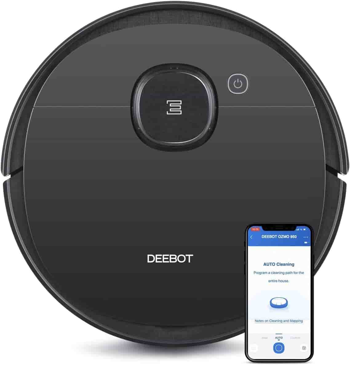Ecovacs Robotics Deebot Ozmo 950 [200 Minuten 043 Liter 40 Watt] schwarz