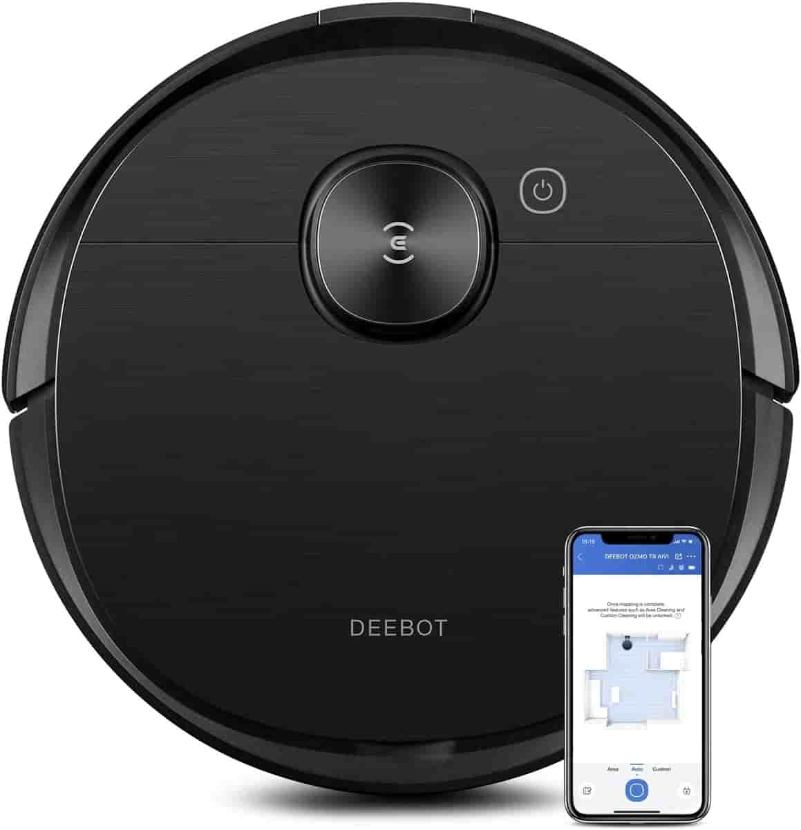 Ecovacs Robotics Deebot Ozmo T8 AIVI [180 Minuten 043 Liter] schwarz