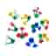 10x Lego System Blumen Pflanzen Blüten Farbe zufällig gemischt [4g 4.5x4.5x2.5cm] grün