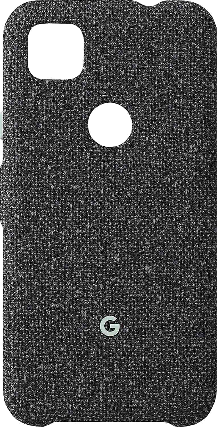 Google Fabric Back Cover [für Pixel 4a] schwarz