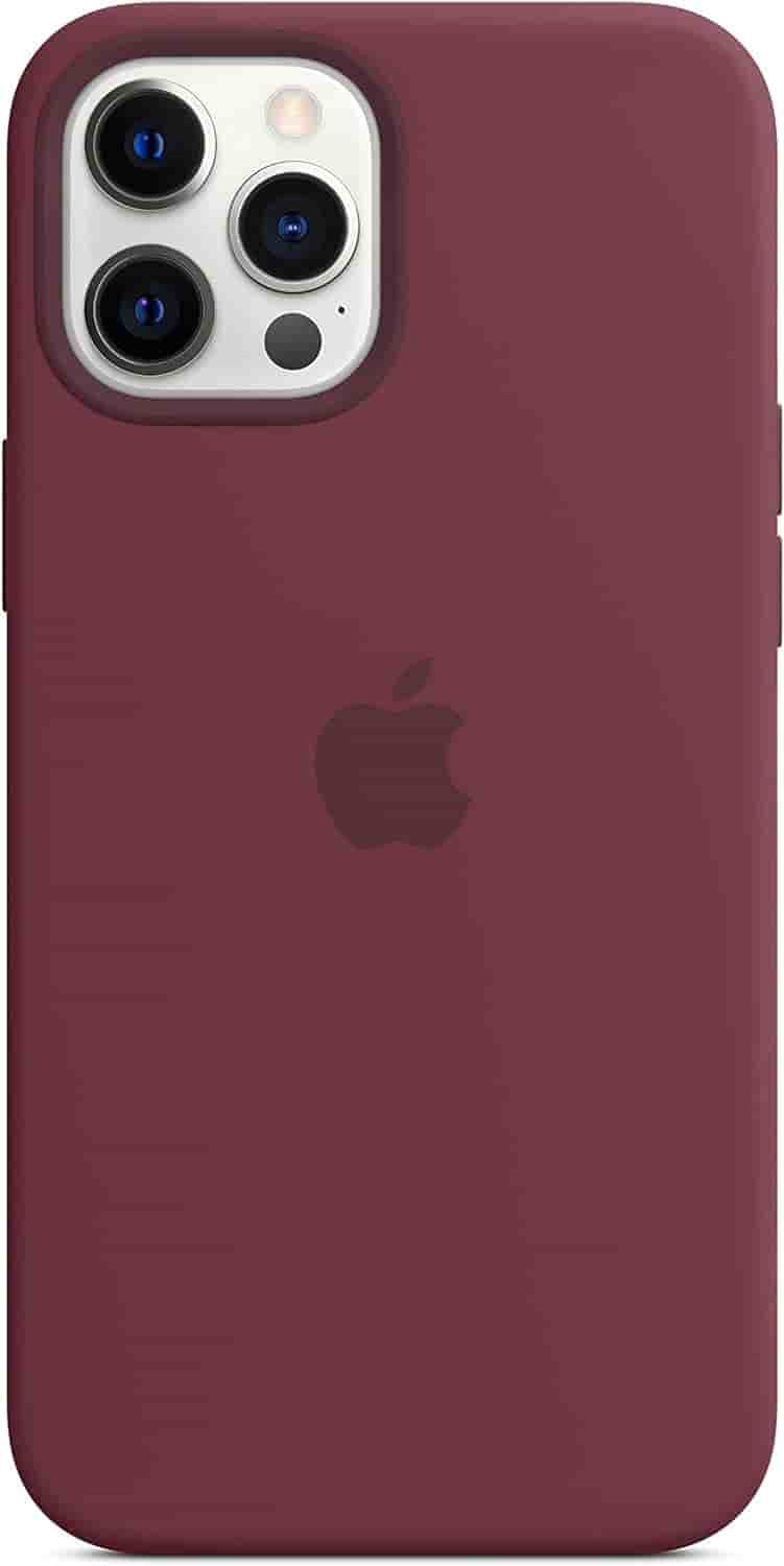 Apple Silikon Case mit MagSafe [für iPhone 12 Pro Max] pflaume