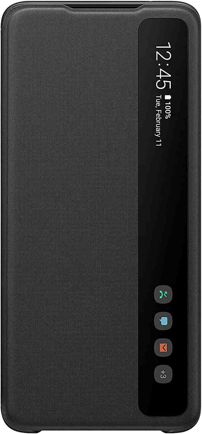 Samsung Clear View Cover [für Galaxy S20 Ultra] schwarz