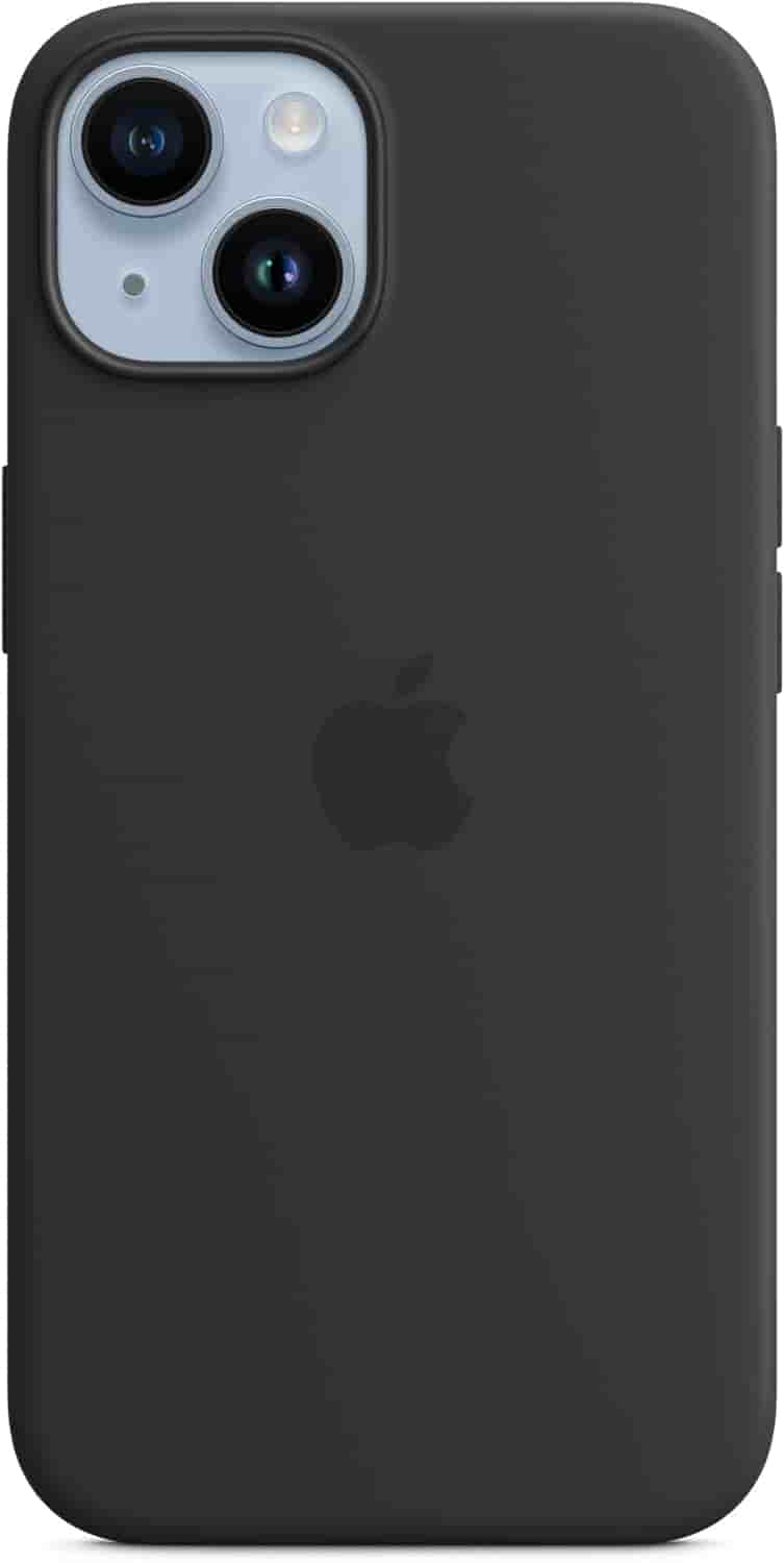 Apple Silikon Case mit MagSafe [für iPhone 14] mitternacht