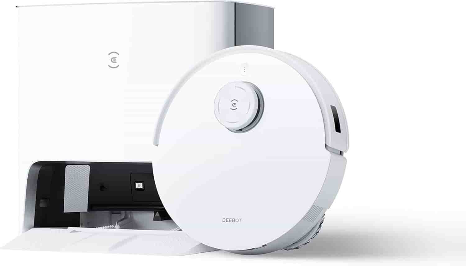 Ecovacs Deebot T10 Turbo [Saug- & Wischroboter 150 Minuten 400ml] weiß