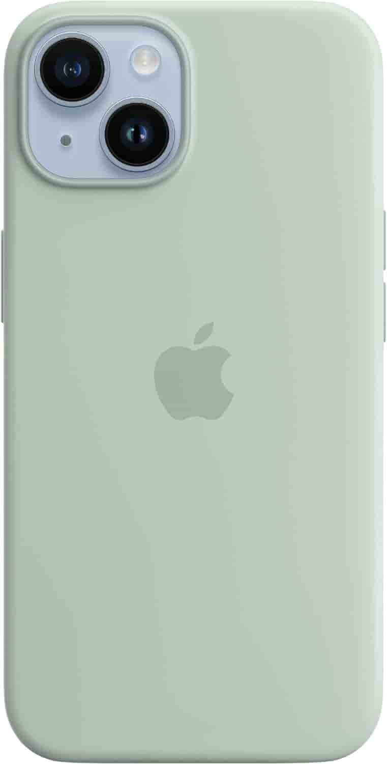 Apple Silikon Case mit MagSafe [für iPhone 14] agavengrün
