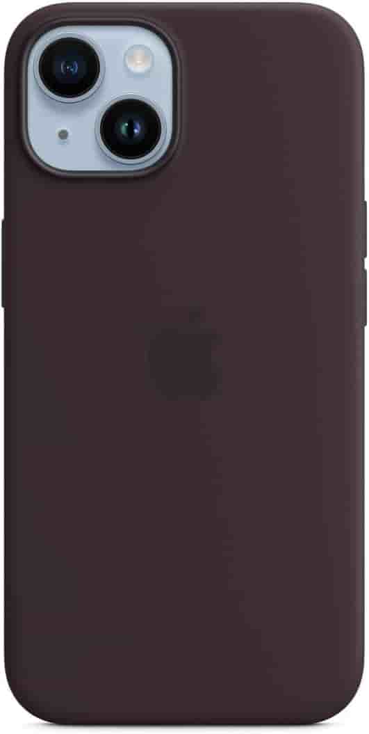 Apple Silikon Case mit MagSafe [für iPhone 14] holunder