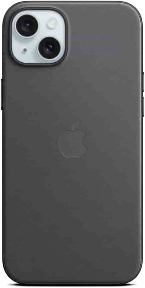 Apple Feingewebe Case mit MagSafe [für iPhone 15 Plus] schwarz