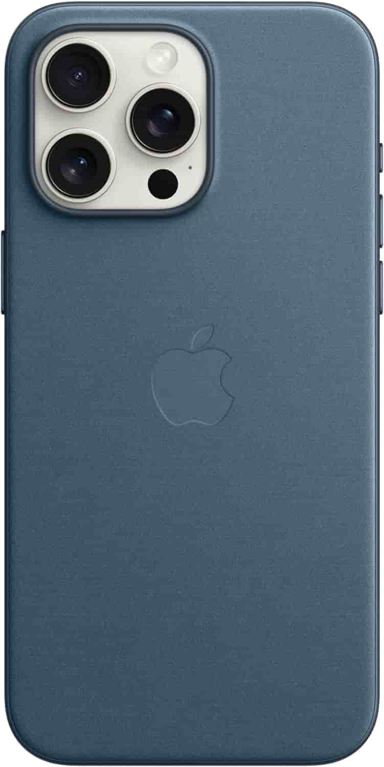 Apple Feingewebe Case mit MagSafe [für iPhone 15 Pro Max] pazifikblau