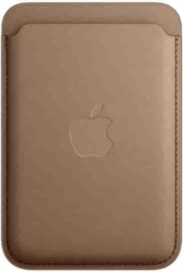 Apple iPhone Feingewebe Wallet mit MagSafe taupe
