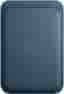 Apple iPhone Feingewebe Wallet mit MagSafe pazifikblau