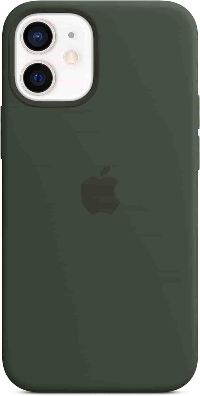 Apple Silikon Case mit MagSafe [für iPhone 12 mini] zyperngrün