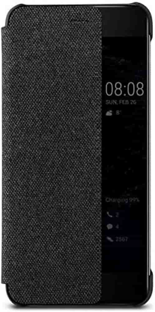 Huawei View Flip Cover [für P10] dunkelgrau