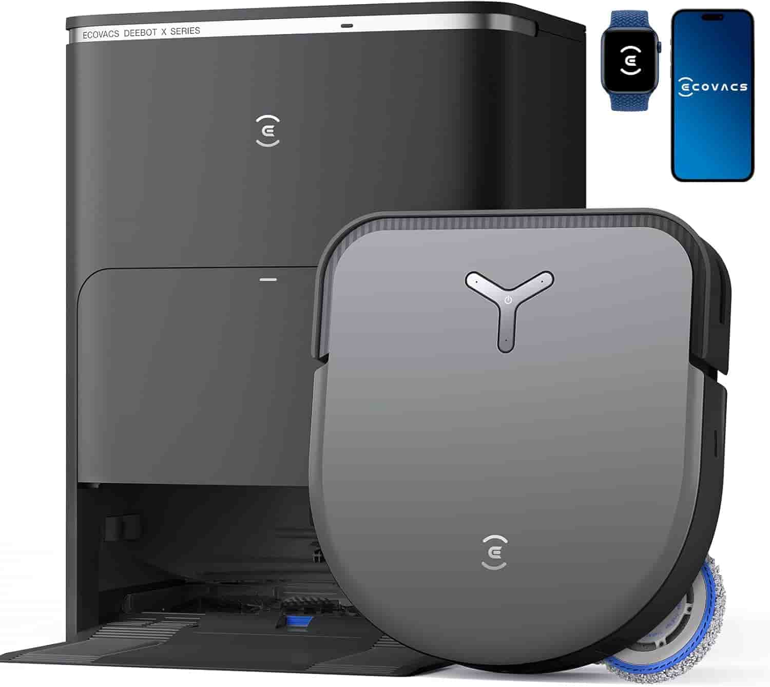 Ecovacs Deebot X5 Omni [Saug- & Wischroboter 217 Minuten 250ml + 90ml inkl. Absaug-/Reinigungsstation] schwarz