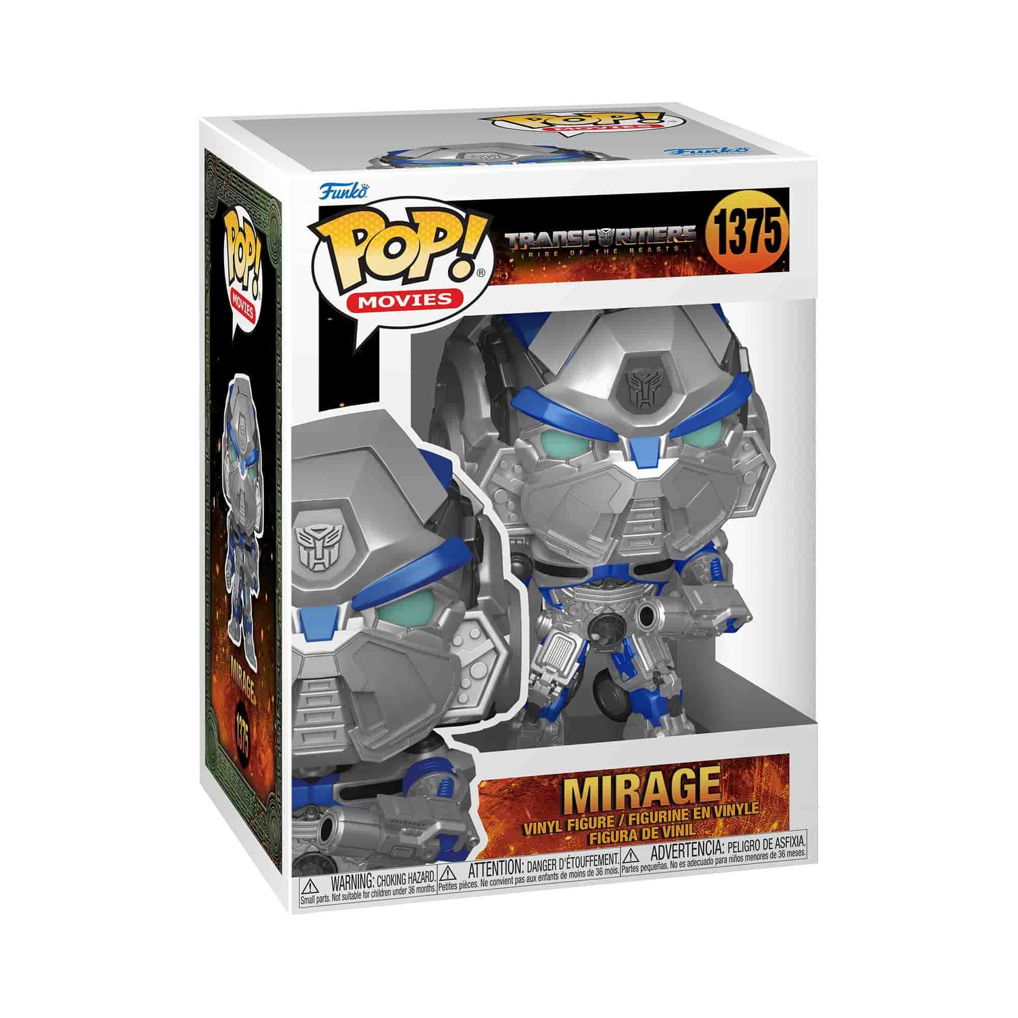 Funko Pop! Movies: Transformers: Rise of The Beasts - Mirage - Vinyl-Sammelfigur - Geschenkidee - Offizielle Handelswaren - Spielzeug Für Kinder und Erwachsene - Movies Fans - Modellfigur Für Sammler