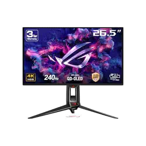 Asus ROG Swift OLED PG27UCDM [265'' 3.840x2.160 4K UHD 240Hz DisplayPort 2xHDMI USB-C 003ms Reaktionszeit] schwarz