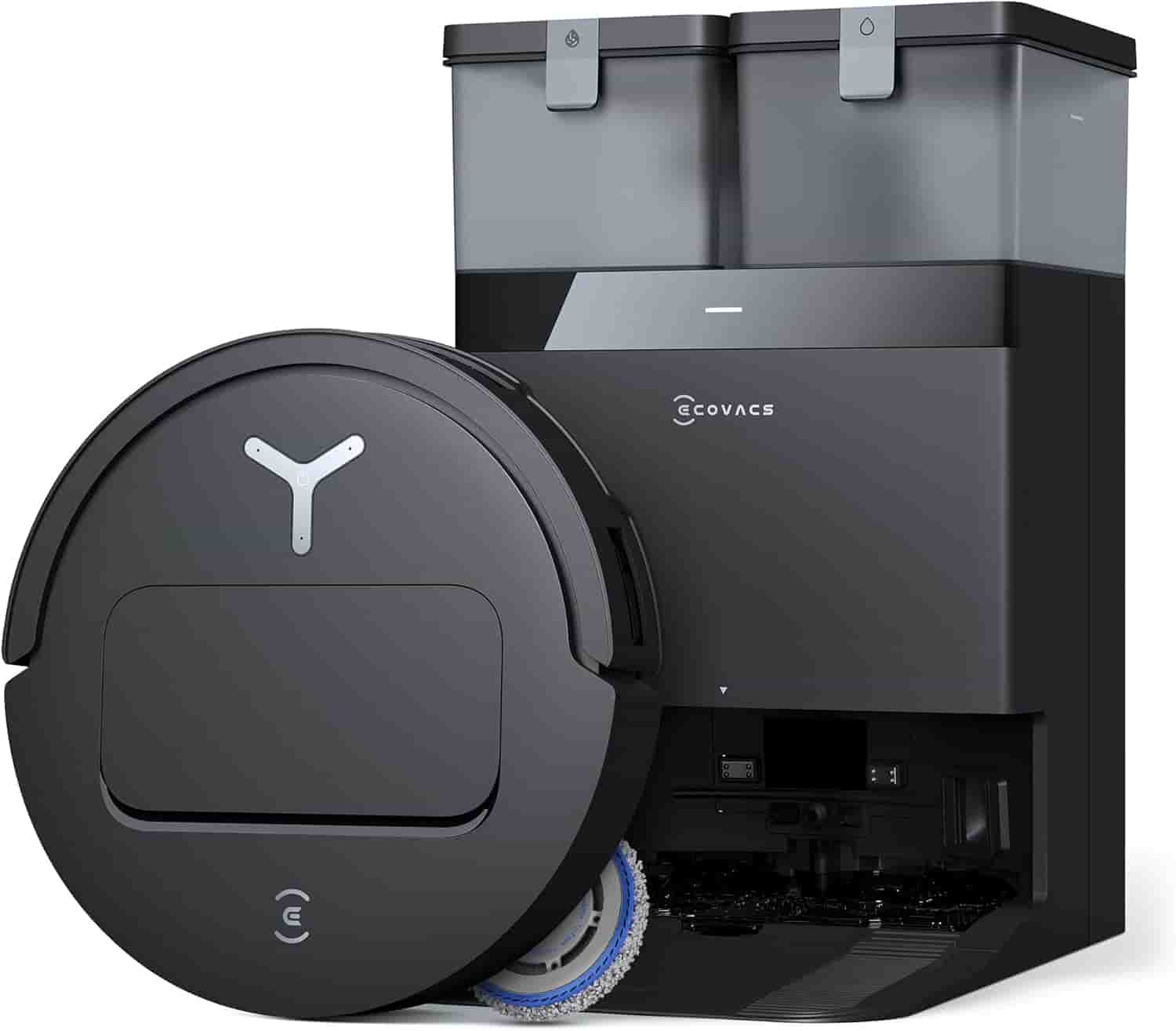 Ecovacs Deebot T50 Pro Omni Gen2 [Saug- & Wischroboter 180 Minuten 260ml + 55ml 21.000Pa inkl. Absaug-/Reinigungsstation] schwarz