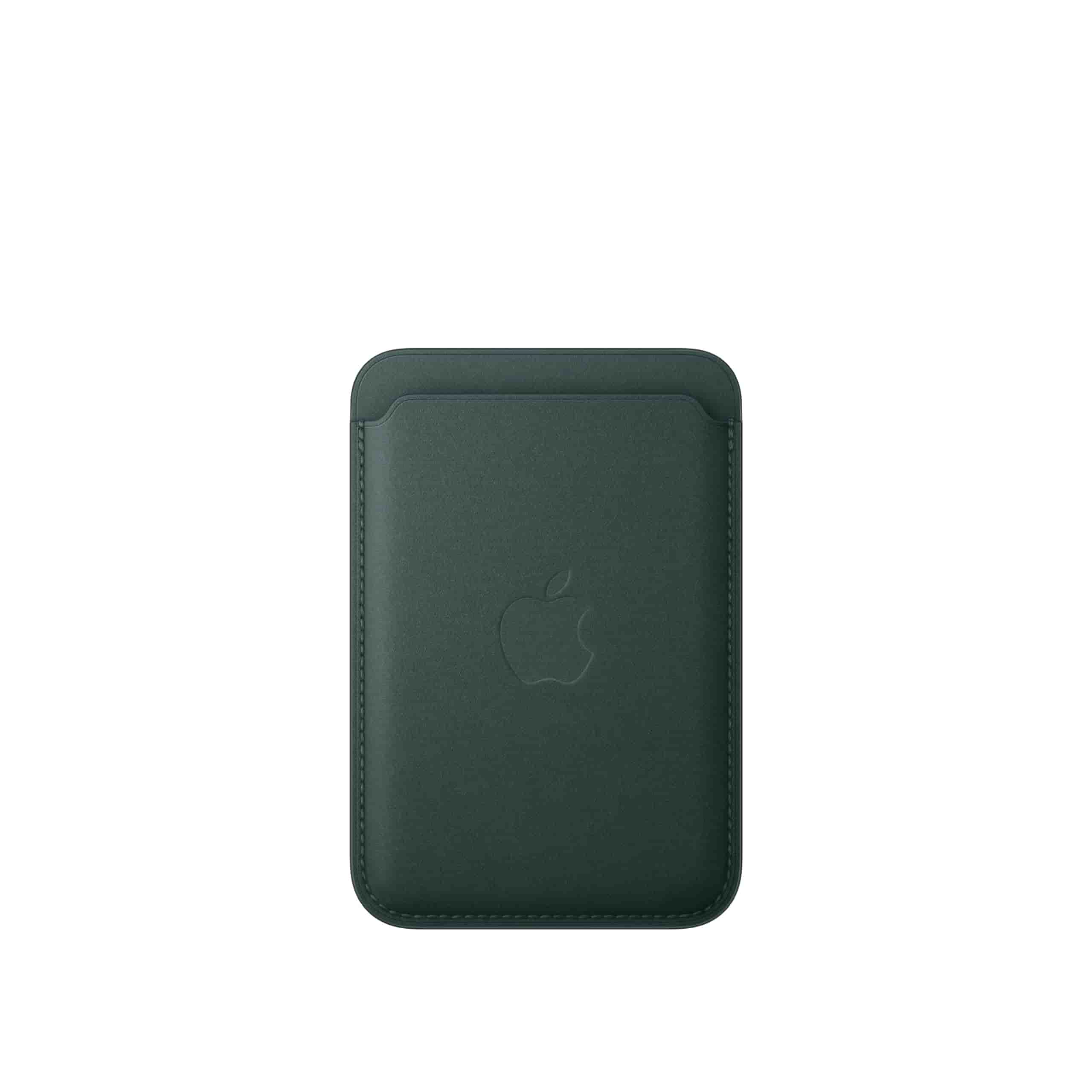 iPhone Feingewebe Wallet [MagSafe] dunkelgruen