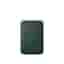 iPhone Feingewebe Wallet [MagSafe] dunkelgruen