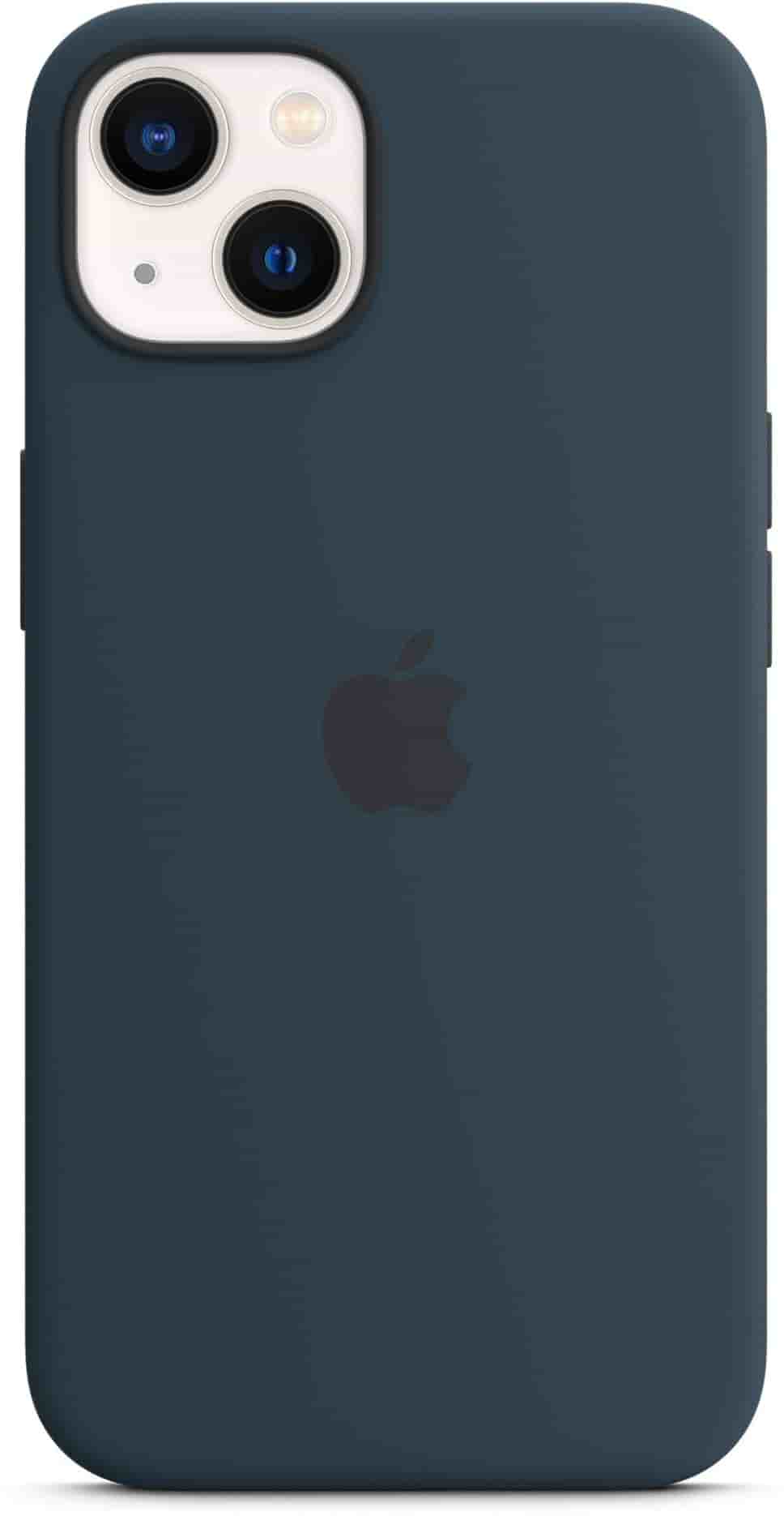 Apple Silikon Case mit MagSafe (für iPhone 13) - Abyssblau