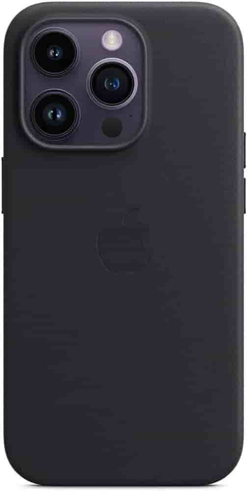 Apple Leather Case mit MagSafe [iPhone 14 Pro] midnight