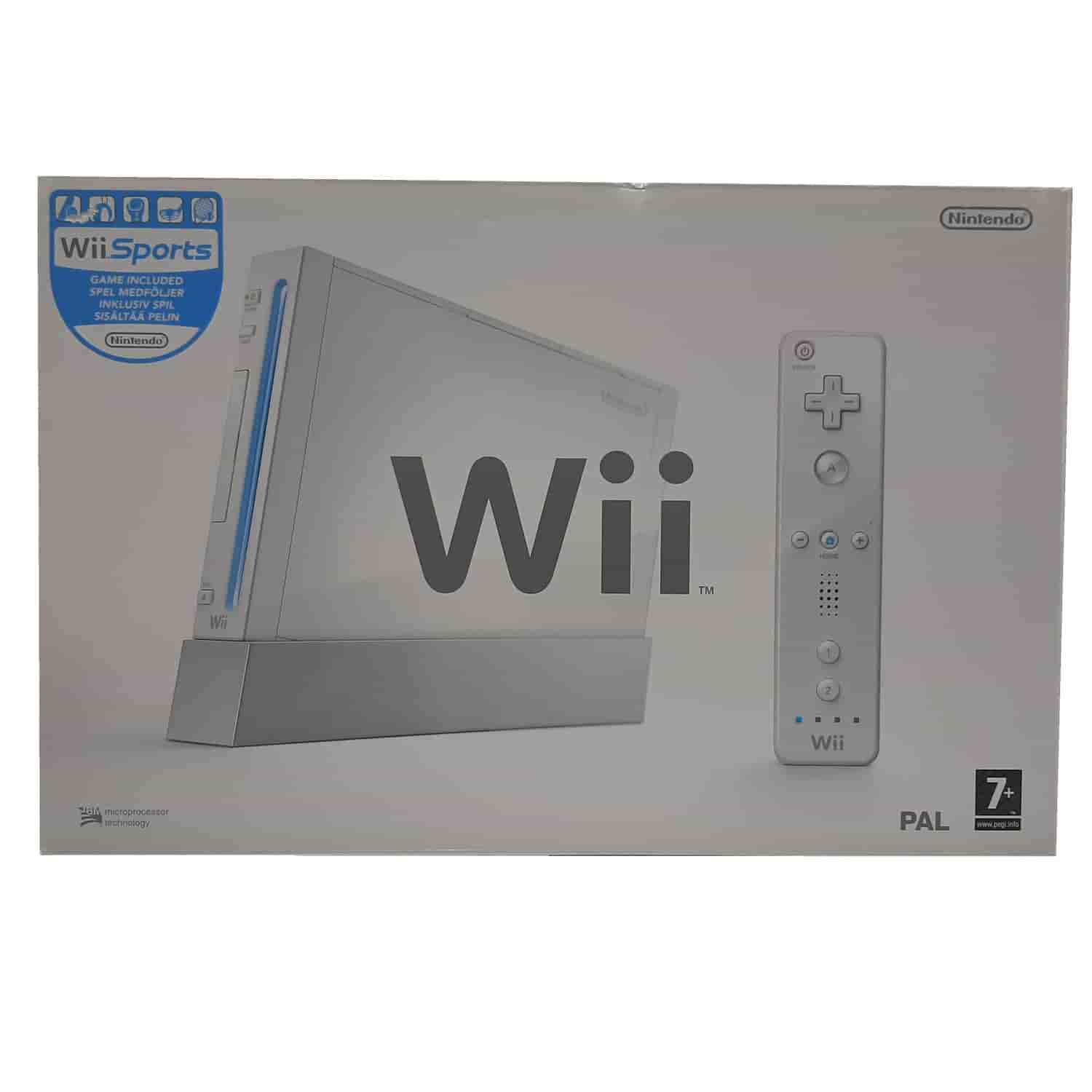 Nintendo Wii White + Wii Sports (Begagnad)