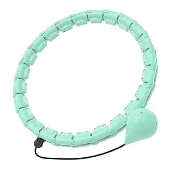 Smart Hula Ring Hoops, Viktad Hula Hoops för Vuxna, Turkos - A - Som ny