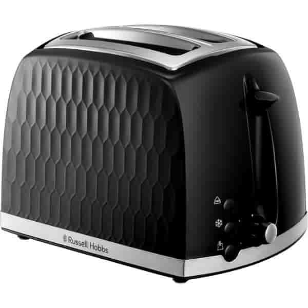 Russell Hobbs Honeycomb 2-skivig brödrost, svart - A - Som ny