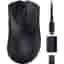 Razer DeathAdder V3 HyperSpeed – Trådlös e-sportmus för FPS-spelare, 55 g ultralätt, Focus X 26K sensor