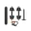 Xiaomi Fed V2 30 kg hantel + bar + kettlebell kit - svart/orange - TU- USED