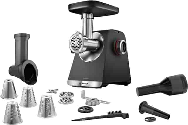 Bosch MultiPower Series 6 köttkvarn MFWS642B (svart) - Fint skick - lite slitage