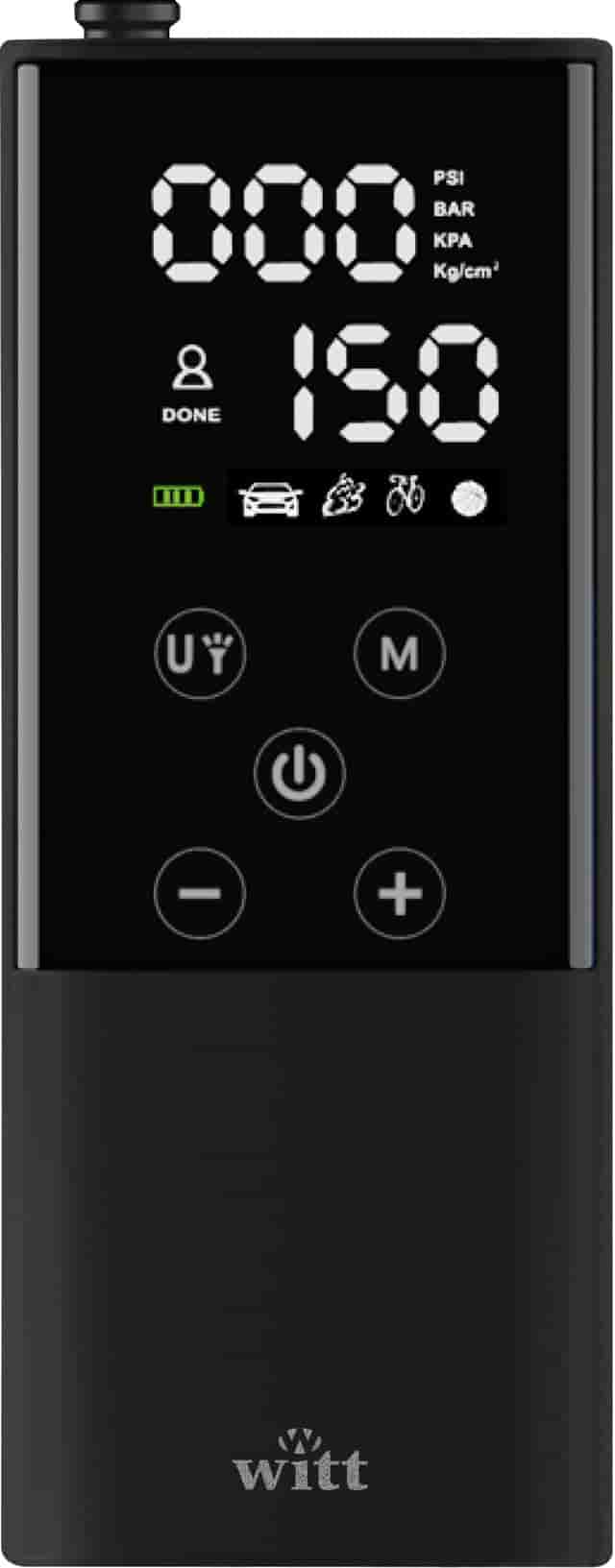 Witt Smart Touch cykelpump MP102280 (svart) - Nyskick - i originalförpackning