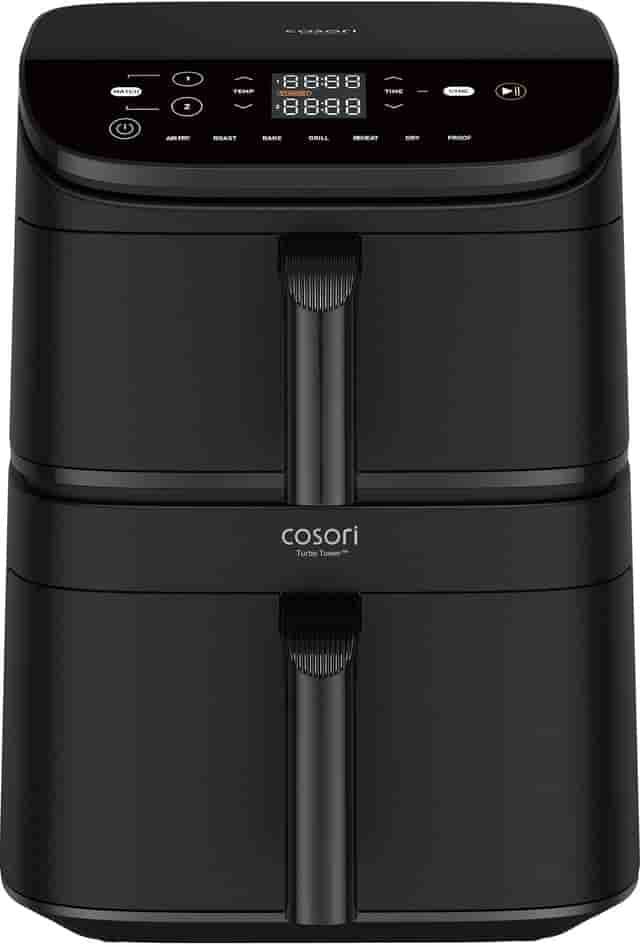 Cosori Turbo Tower airfryer KAAPAFCSNEU0244Y (svart) - Nyskick - originalförpackning saknas