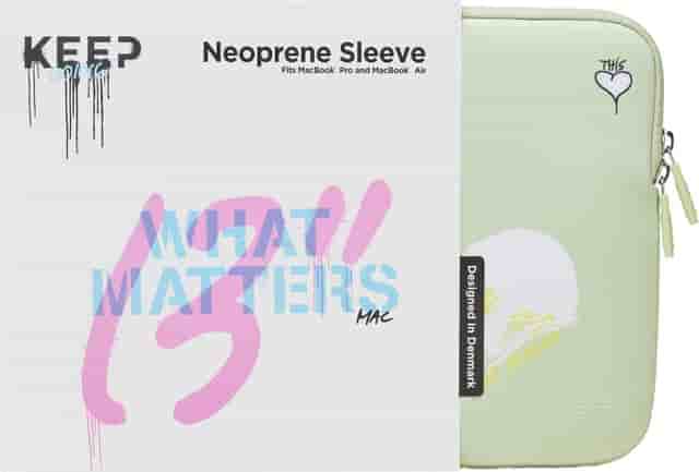 KEEP 13’’ MacBook sleeve i neopren (Jellyfi nile) - Nyskick - i originalförpackning