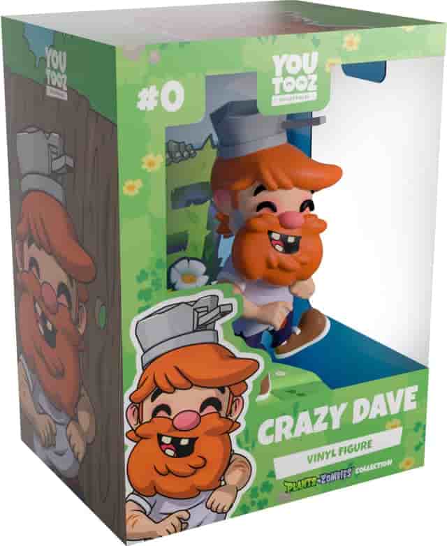 YouTooz Plants Vs Zombies actionfigur (Crazy Dave) - Nyskick - i originalförpackning