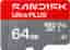 SanDisk Ultra PLUS microSD-kort (64GB) - Nyskick - i originalförpackning