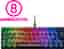NOS C-450 Mini PRO gaming RGB tangentbord (svart) - Nyskick - i originalförpackning