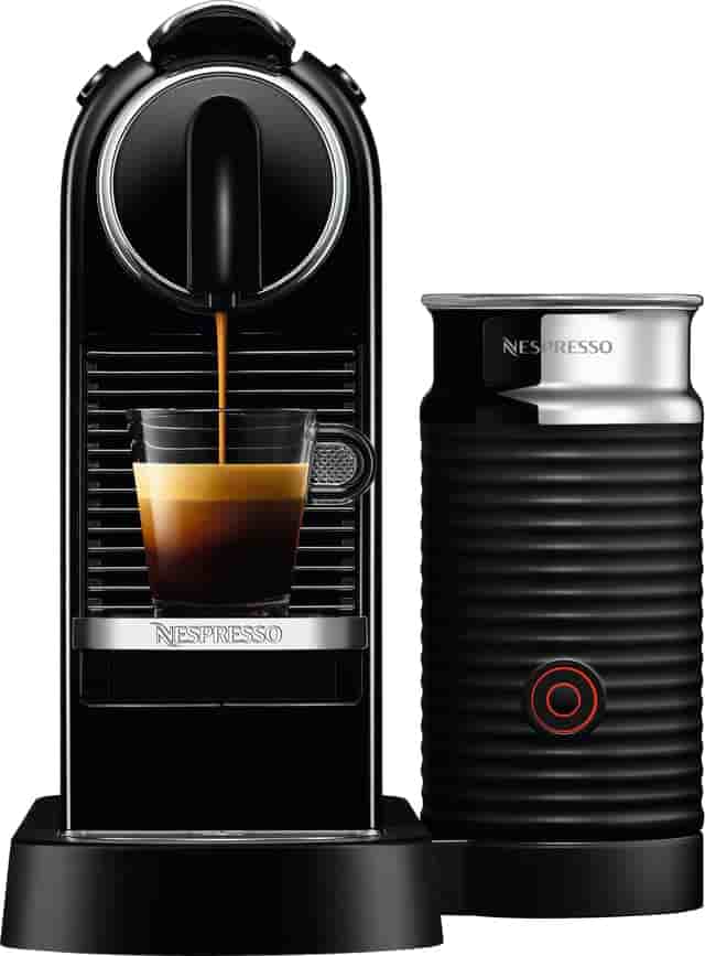 NESPRESSOCitiZ And Milk kaffemaskin av DeLonghi, Svart - Nyskick - i originalförpackning