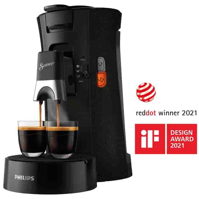 Senseo Select kaffemaskin CSA240/21 (svart/vitprickig) - Nyskick - i originalförpackning