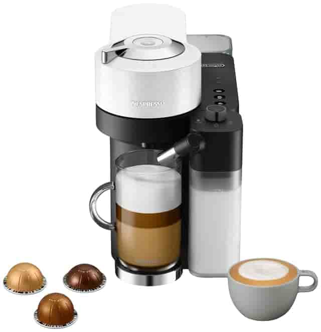 Nespresso Vertuo Lattissima kaffebryggare by Delonghi ENV300.W (vit) - Nyskick - i originalförpackning