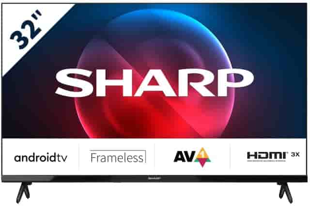 Sharp 32" 32FH7EA HD Ready Smart TV (2023) - Nyskick - originalförpackning saknas