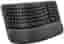Logitech Wave Keys ergonomiskt tangentbord (grafit) - Nyskick - i originalförpackning