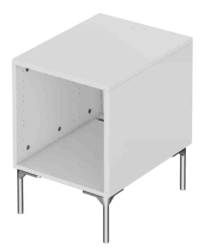 Epoq Home Mediamöbel (liten/light grey) - Använt skick – Synliga skador, fullt funktionell